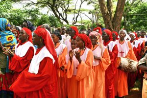 Choir in procession