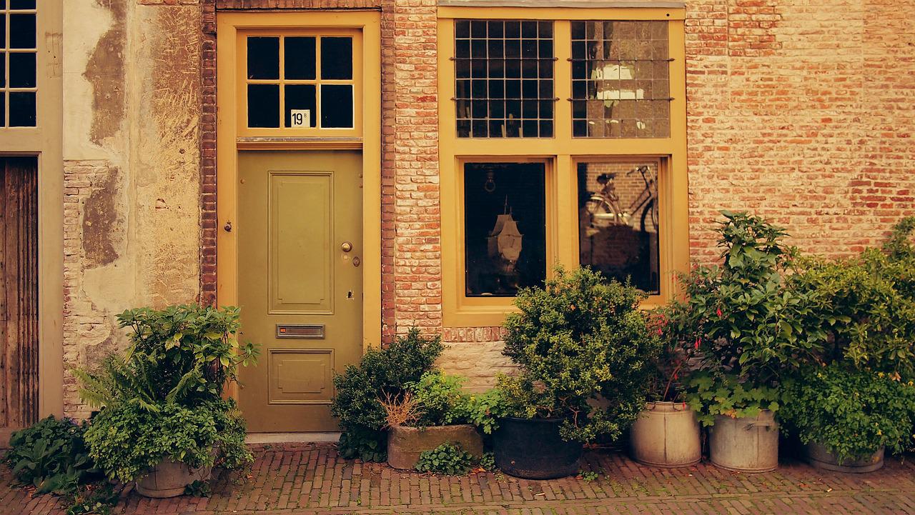 A door of a house