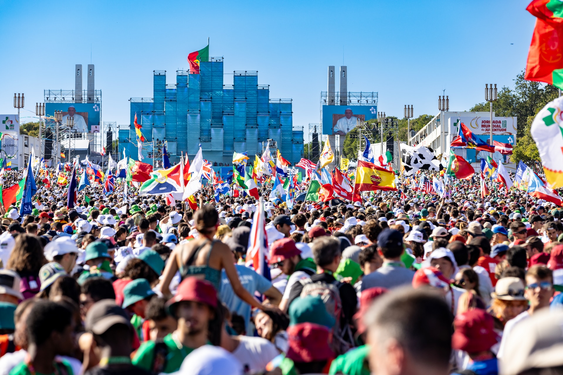 Pope Francis at World Youth Day in Lisbon