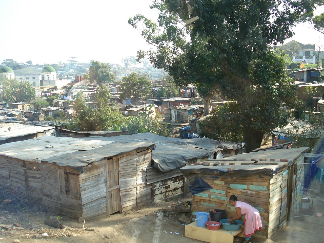 Poverty and slum conditions